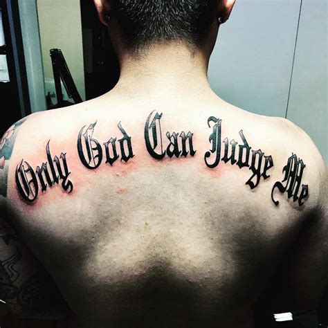 101 Best Only God Can Judge Me Tattoo Ideas You Will Love!